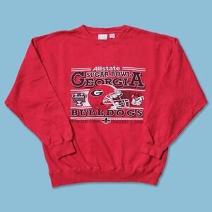 2008 Allstate Georgia Bulldogs Sweatshirt Retro Sweater